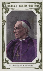 Monsignor H de la Celle (farvet foto) af French School