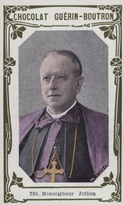 Biskop Jullien (farvet foto) af French School