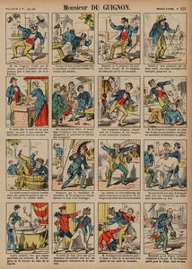 Monsieur de Guignon (farvet gravering) af French School