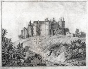 Montargis Slot. (tegning af French School