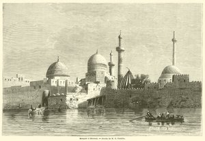 Mosquee a Mossoul (gravering) af French School