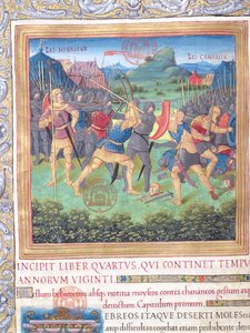 Fru 1581 f. 071 Illustration fra bog IV (Fra den generations forkastelse til Moses