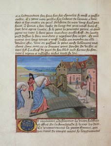 Ms 165 fol.48v A Watermill, fra lInstruction dun Jeune Prince af Rene dAnjou, c.1465-68 af French School