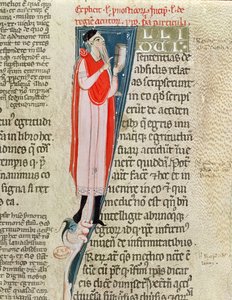Ms 2046 En læge underviser, fra Hippokrates aforismer (ca.460-c.377 f.Kr.) med en kommentar af Claudius Galenus (ca.130-c.201) af French School