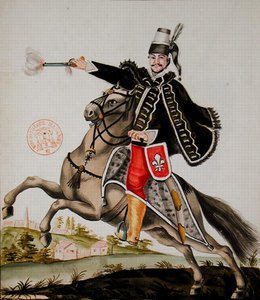 Fru 2848 husar fra Esterhazy-regimentet af French School