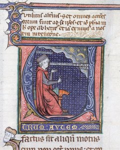 Ms 3469 Illumination from the Physics af Aristoteles (384-322 f.Kr.) af French School