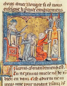 Ms 571 fol.1 Somme Kongen af French School