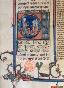 Ms 870 fo.5 Skolescene, 1494 af French School