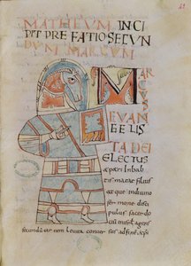 Ms 8 f.42 St. Mark the Evangelist af French School
