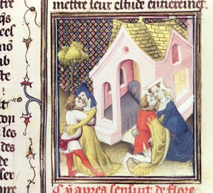 Fr 12420 The Bawdy Women, fra De Claris Mulieribus, af Giovanni Boccaccio (1313-75) af French School