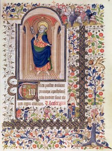 Ms Lat 156b Fol.167 St. Peter, fra Marguerite dOrleans