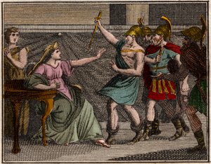 Mordet på Olympias (Mor til Alexander Great). af French School
