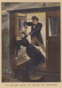 Mord på et Ceinture-jernbanetog i Paris af French School