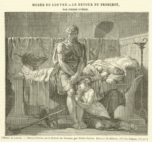 Louvre-museet, Marcus Sextus eller de forbudtes tilbagevenden (gravering) af French School