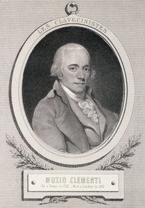 Muzio Clementi (1752-1832) graveret af Alfred Lemoine af French School