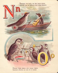 N O: Nattergal, navigation, ugle, orkester af French School