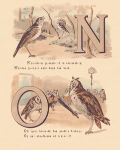N O: Nattergal, bryllup, ugle, ortografi af French School