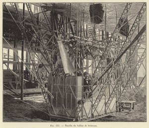 Nacelle du Ballon de Schwarz (gravering) af French School