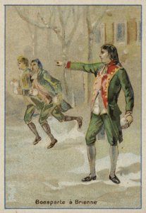 Napoleon Bonaparte på militærskolen i Brienne-le-Chateau, Frankrig af French School