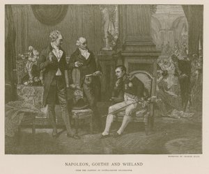 Napoleon, Goethe und Wieland