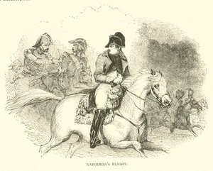 Napoleons flugt (gravering) af French School