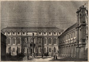 National School of Fine Arts i Paris, gravering af French School