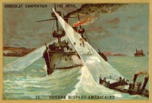 Naval engagement, spansk-amerikansk krig af French School