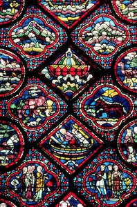 Noahs Ark-vindue, 1200-tallet af French School