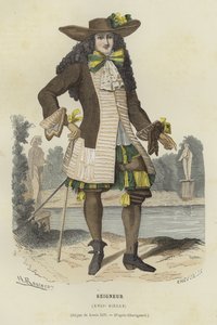 Adelsmand, 1600-tallet af French School