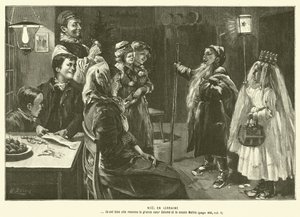 Jul i Lorraine (gravering) af French School