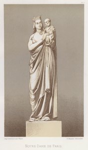 Notre Dame de Paris (farve litho) af French School