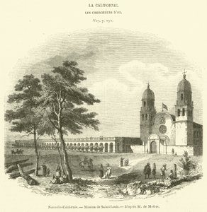 New California, St. Louis Mission (gravering) af French School