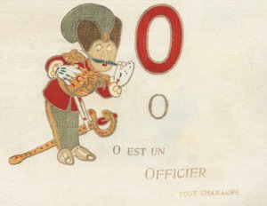 O er en kampofficer. af French School
