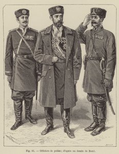 Politibetjente (gravering) af French School