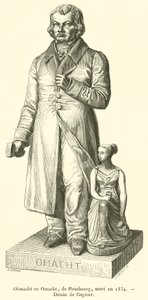 Ohmacht eller Omacht, fra Strasbourg, døde i 1834 (gravering) af French School