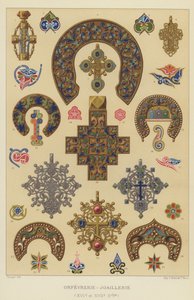 Sølvsmede-smykker (16. og 17. århundrede) (chromolitho) af French School