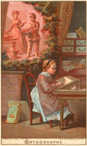 Ortografi (chromolitho) af French School