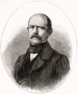 Otto Eduard Leopold, Prins af Bismarck, hertug af Lauenburg, fra LUnivers Illustré, 1866 af French School