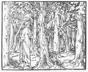 Side fra "Discourse on the Dream of Poliphile", af Francesco Colonna, 1546 af French School