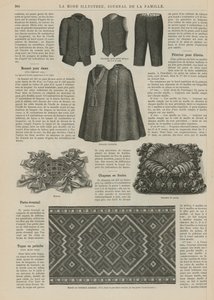 Side fra La Mode Illustree af French School