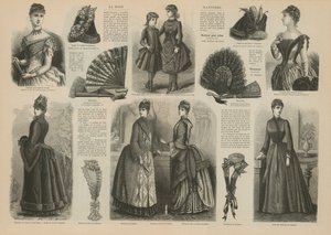 Side fra La Mode Illustree af French School