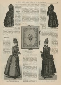 Side fra La Mode Illustree af French School