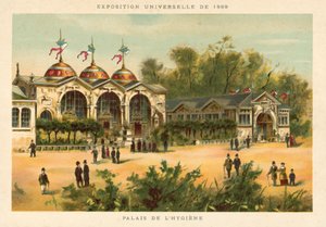 Hygiejnepaladset, Verdensudstilling 1889, Paris af French School