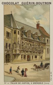 Retsbygning, i Grenoble, Isère af French School