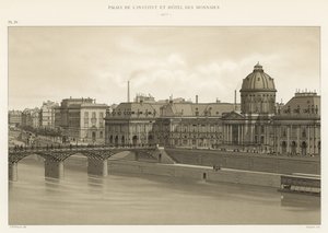 Palace of the Institute and Hotel des Monnaies, 1877 af French School