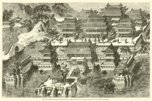 Sommerpaladset, Fang-hou-ching-king eller det uovertrufne sted (gravering) af French School