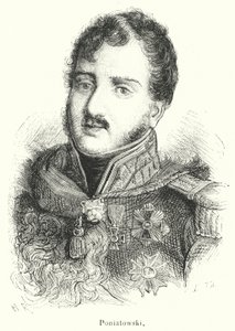 Paniatowski (gravering) af French School