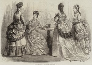 Paris Fashions for juni (gravering) af French School