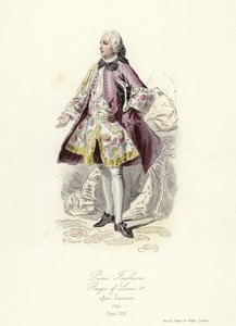 Paris mode, regeringstid af Ludvig XV af French School