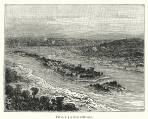 Paris, tre tusinde år siden (gravering) af French School